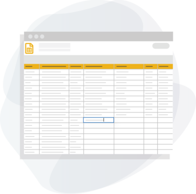 Curriculum Spreadsheet